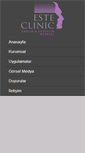 Mobile Screenshot of esteclinic.com.tr